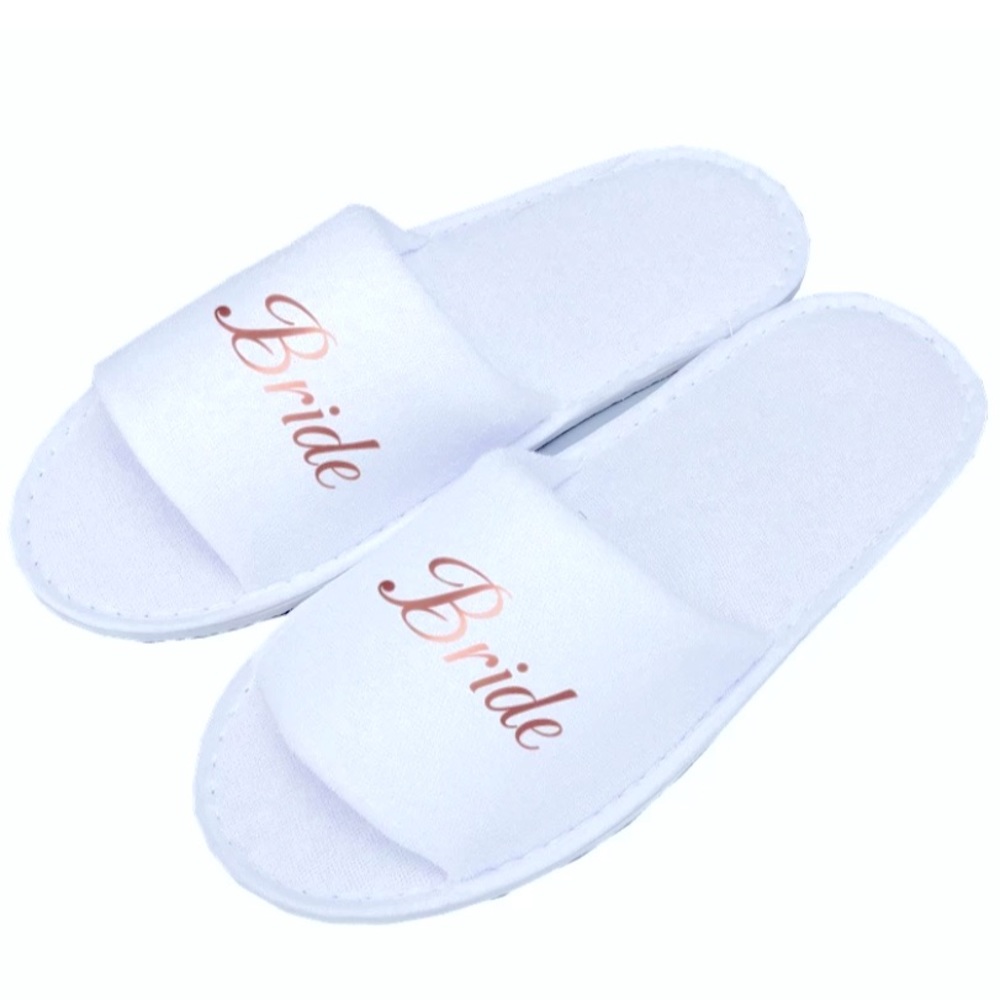 Bridal Wedding Slippers Bride